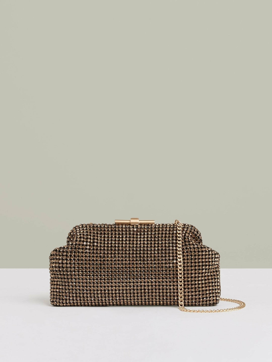 Embellished Clutch Bag Gold | Womens