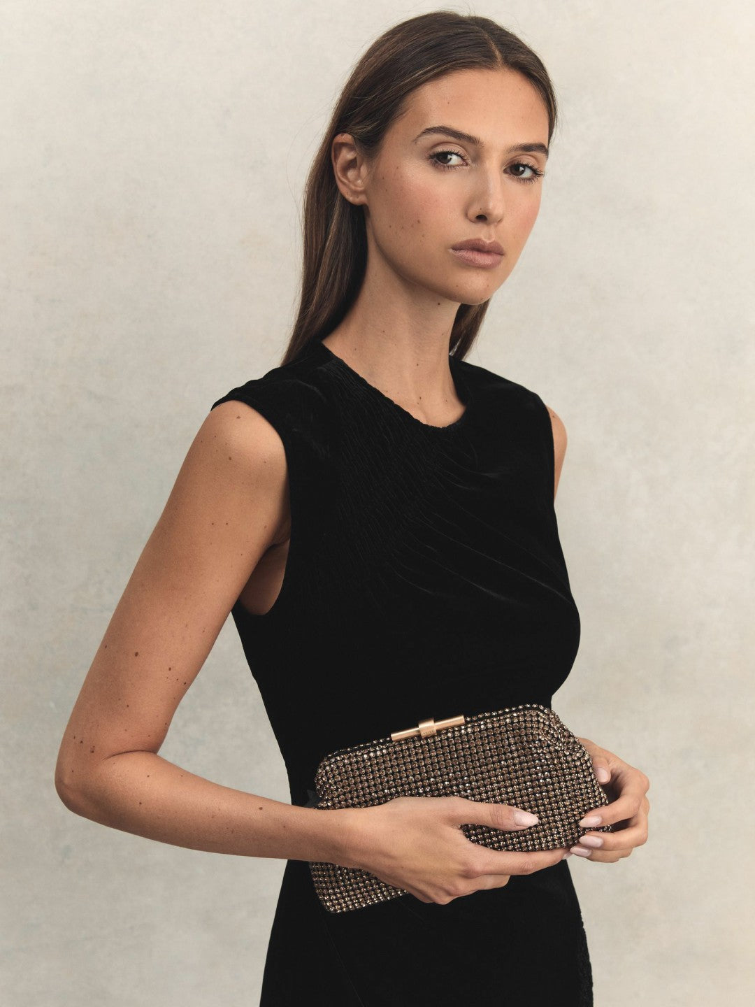 Embellished Clutch Bag Gold | Womens