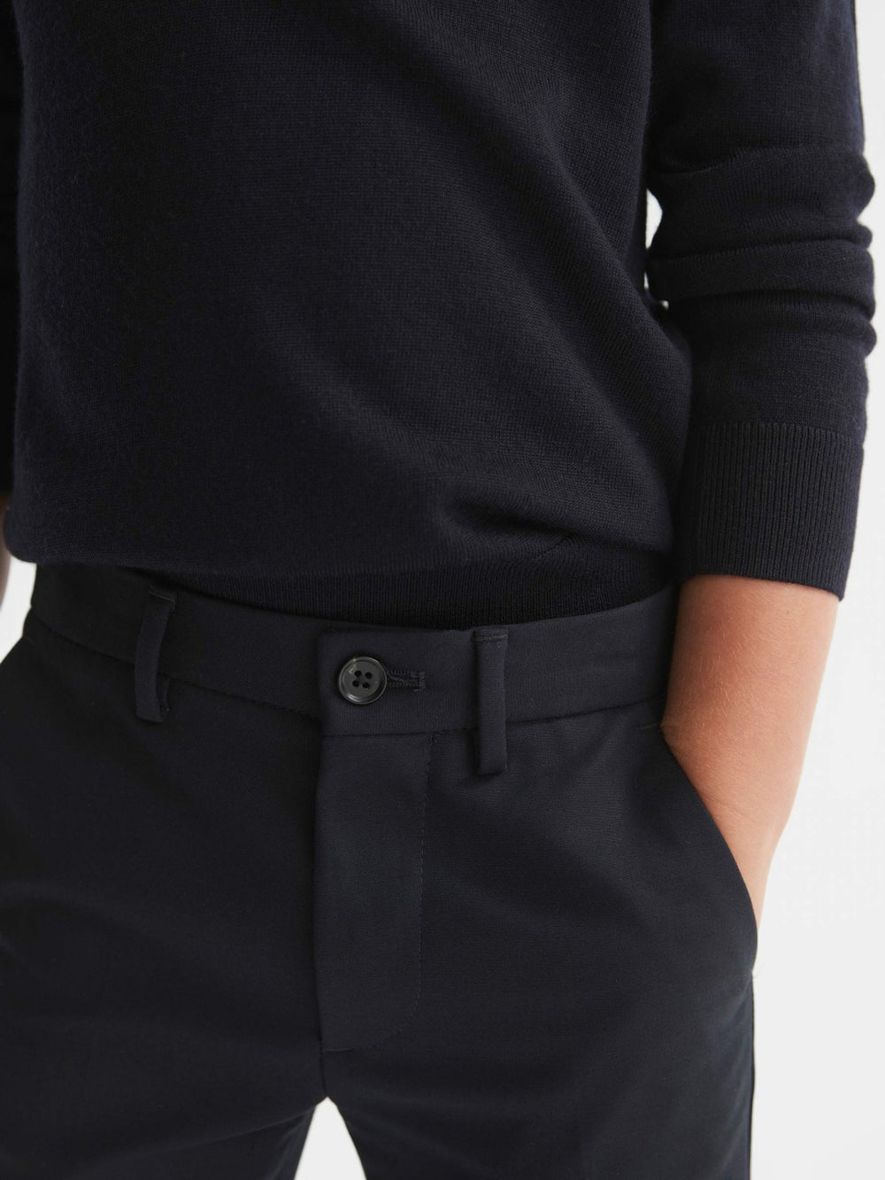 9-14 yrs Slim Fit Chinos Navy | Children
