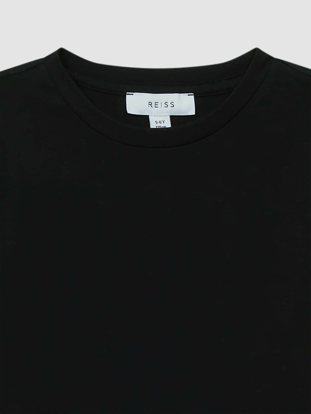 9-13 yrs Crew Neck T-Shirt Black | Children