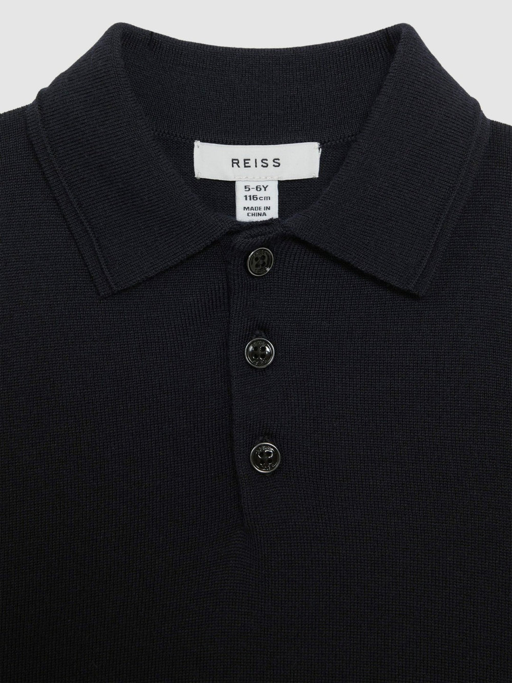 3-9 yrs Merino Wool Polo Shirt Navy | Children