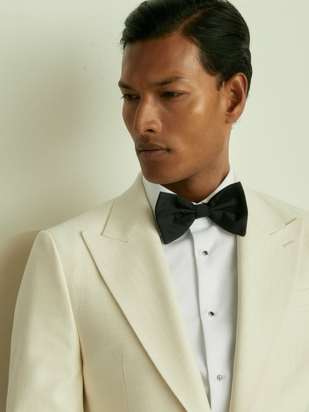 Grosgrain Silk Bow Tie Black | Mens