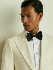 Grosgrain Silk Bow Tie Black | Mens