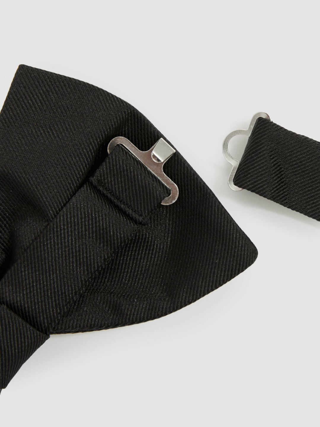 Grosgrain Silk Bow Tie Black | Mens