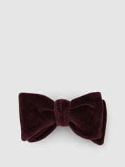 Velvet Bow Tie Bordeaux | Mens