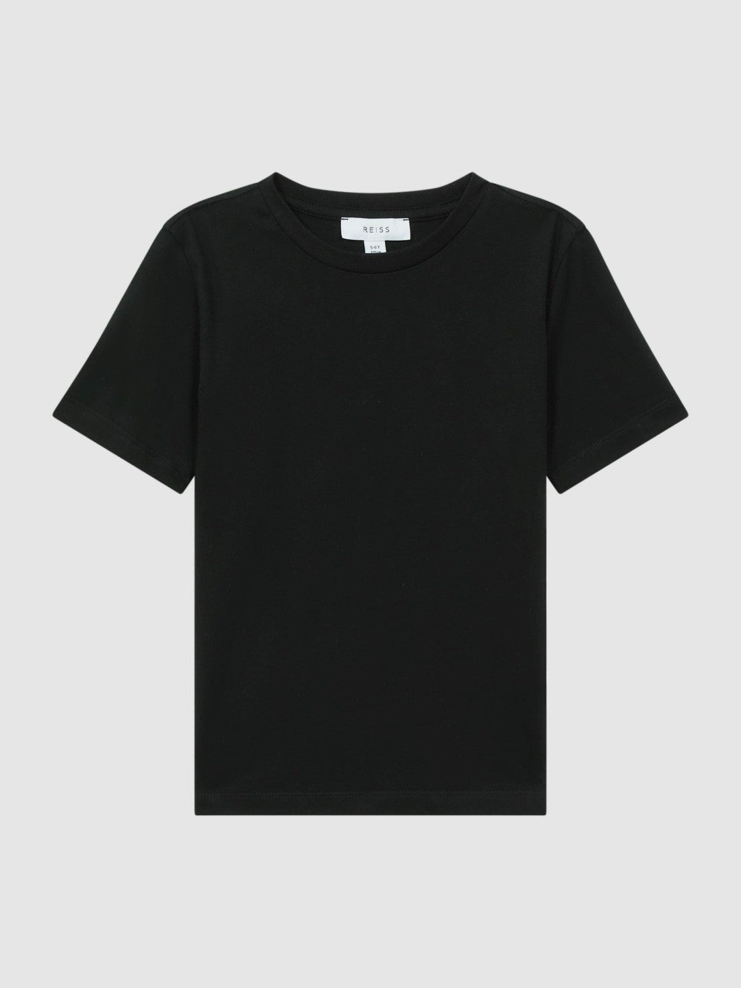 3-9 yrs Crew Neck T-Shirt Black | Children