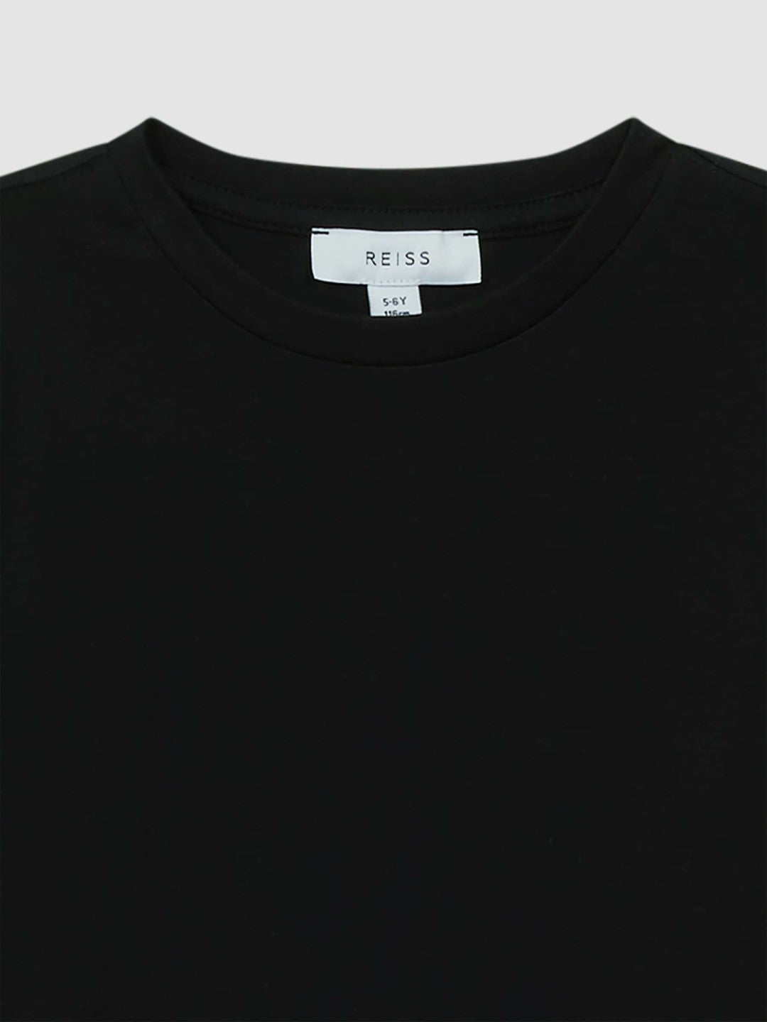 3-9 yrs Crew Neck T-Shirt Black | Children