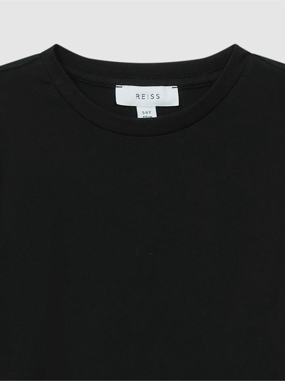 3-9 yrs Crew Neck T-Shirt Black | Children