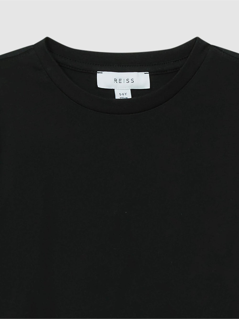 3-9 yrs Crew Neck T-Shirt Black | Children
