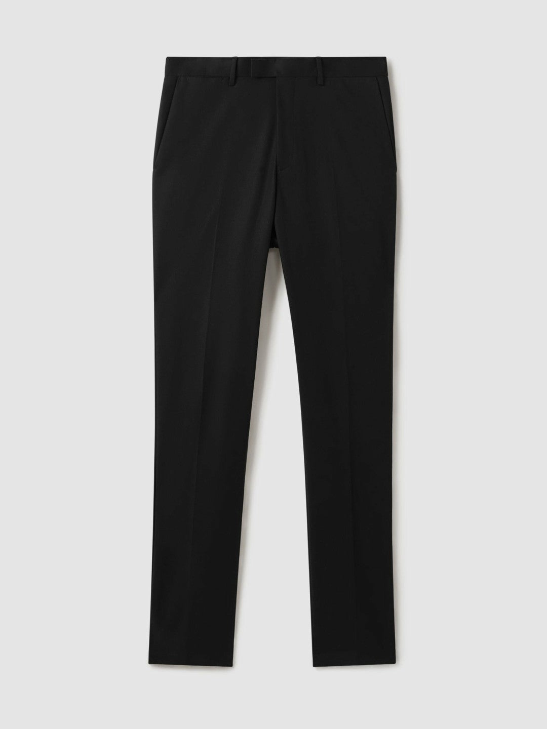 Slim Fit Cotton Blend Chinos Black | Mens