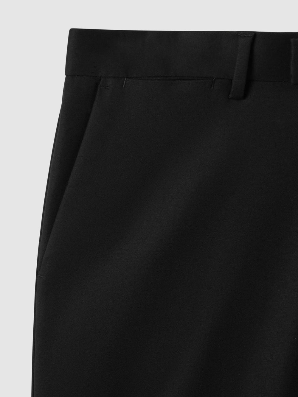 Slim Fit Cotton Blend Chinos Black | Mens