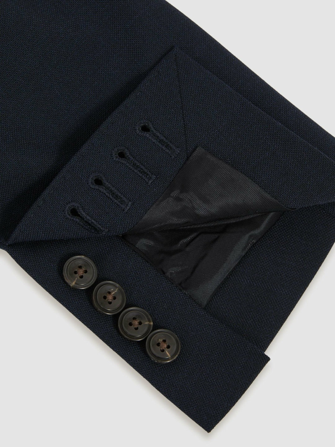 Double Breasted Suit Blazer Slim Fit Navy | Mens
