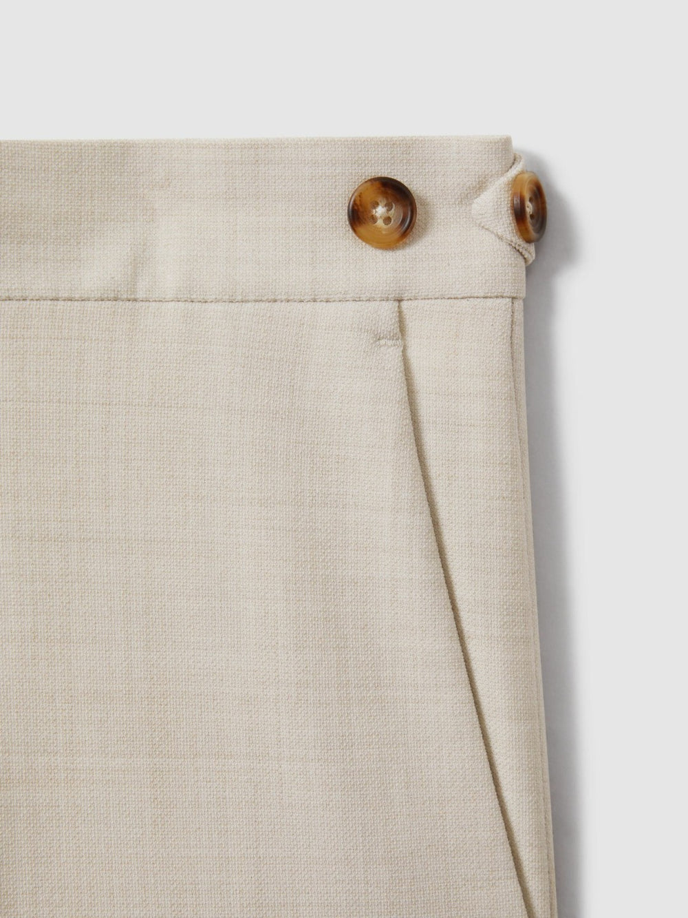Slim Fit Side Adjuster Trousers Stone | Mens