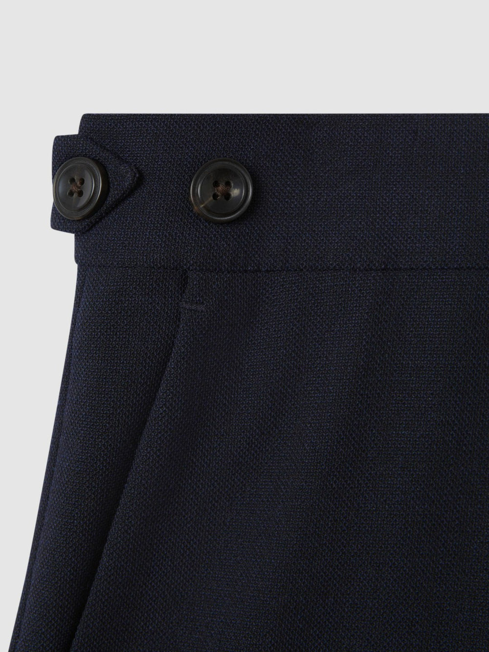 Slim Fit Side Adjuster Trousers Navy | Mens
