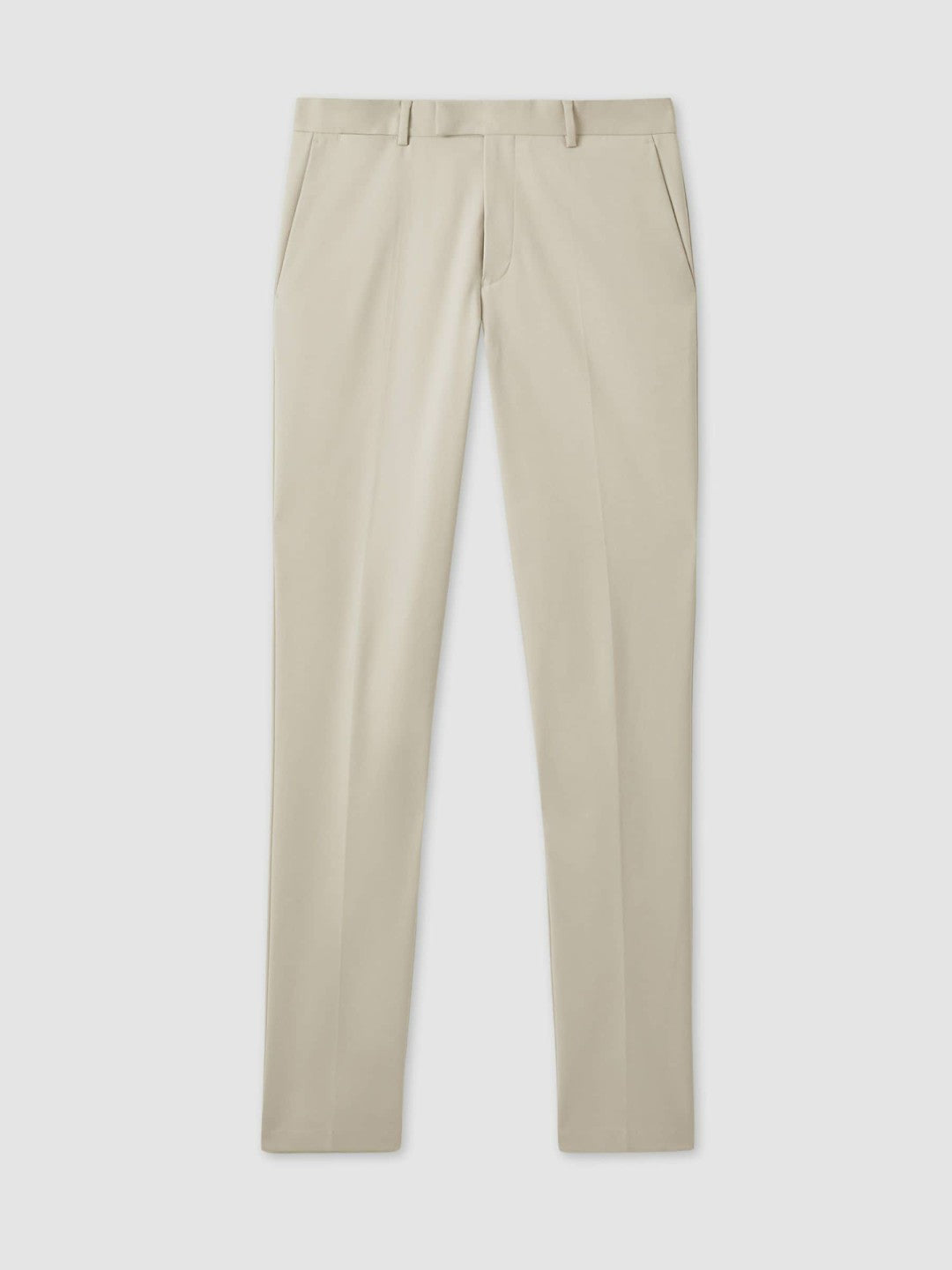 Slim Fit Cotton Blend Chinos Stone | Mens
