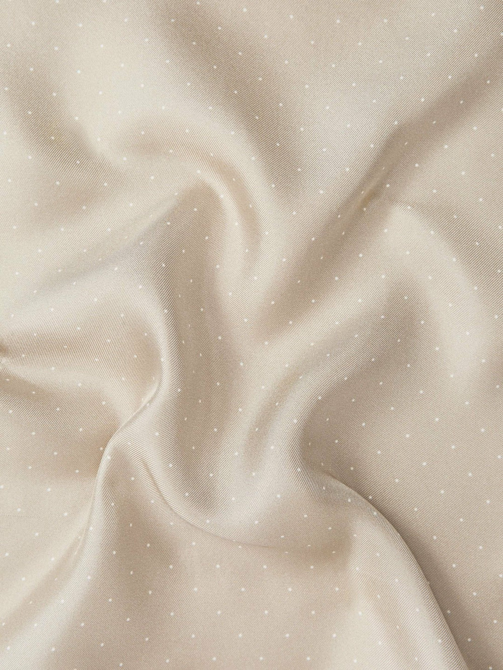Polka Dot Silk Pocket Square Stone | Mens