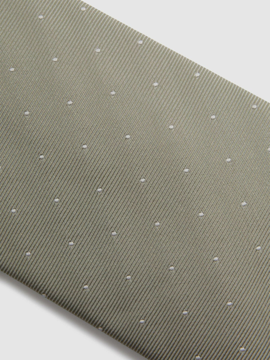 Polka Dot Silk Tie Champagne | Mens