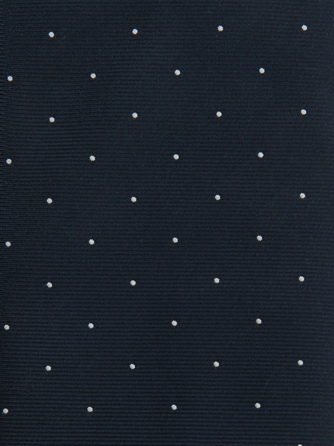 Polka Dot Silk Tie Navy | Mens