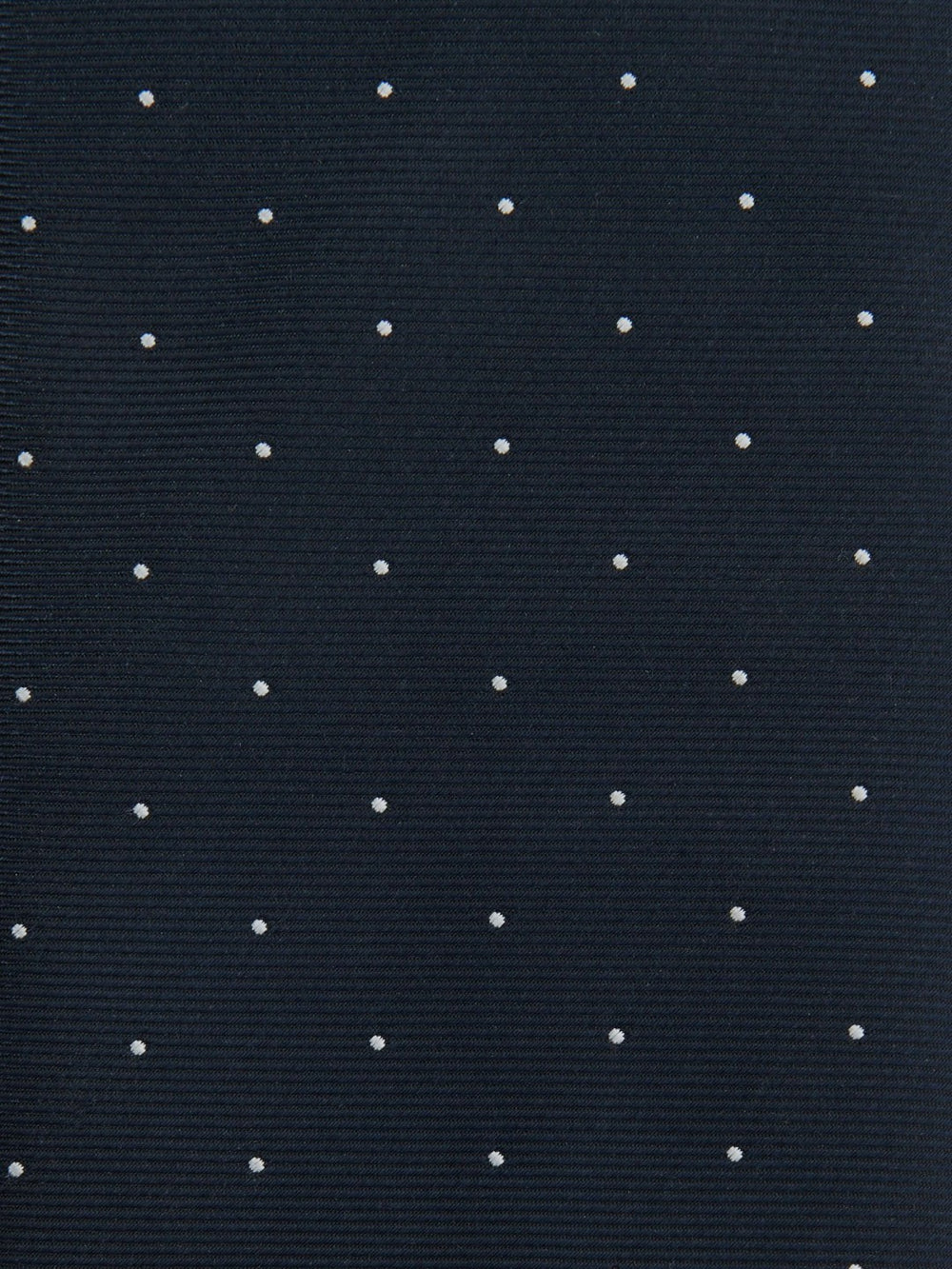 Polka Dot Silk Tie Navy | Mens