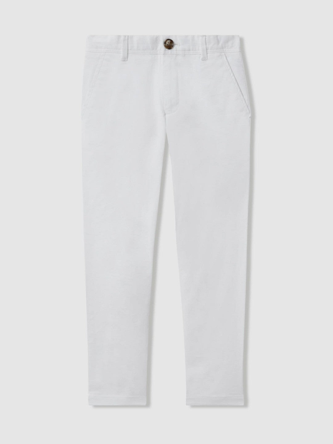 13-14 yrs Slim Fit Casual Chinos White | Children