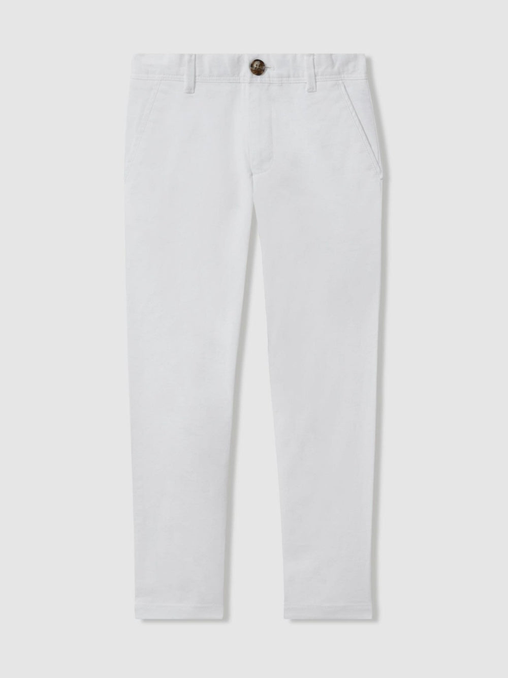13-14 yrs Slim Fit Casual Chinos White | Children