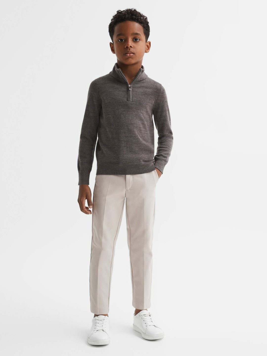 9-14 yrs Slim Fit Tapered Chinos Stone | Children