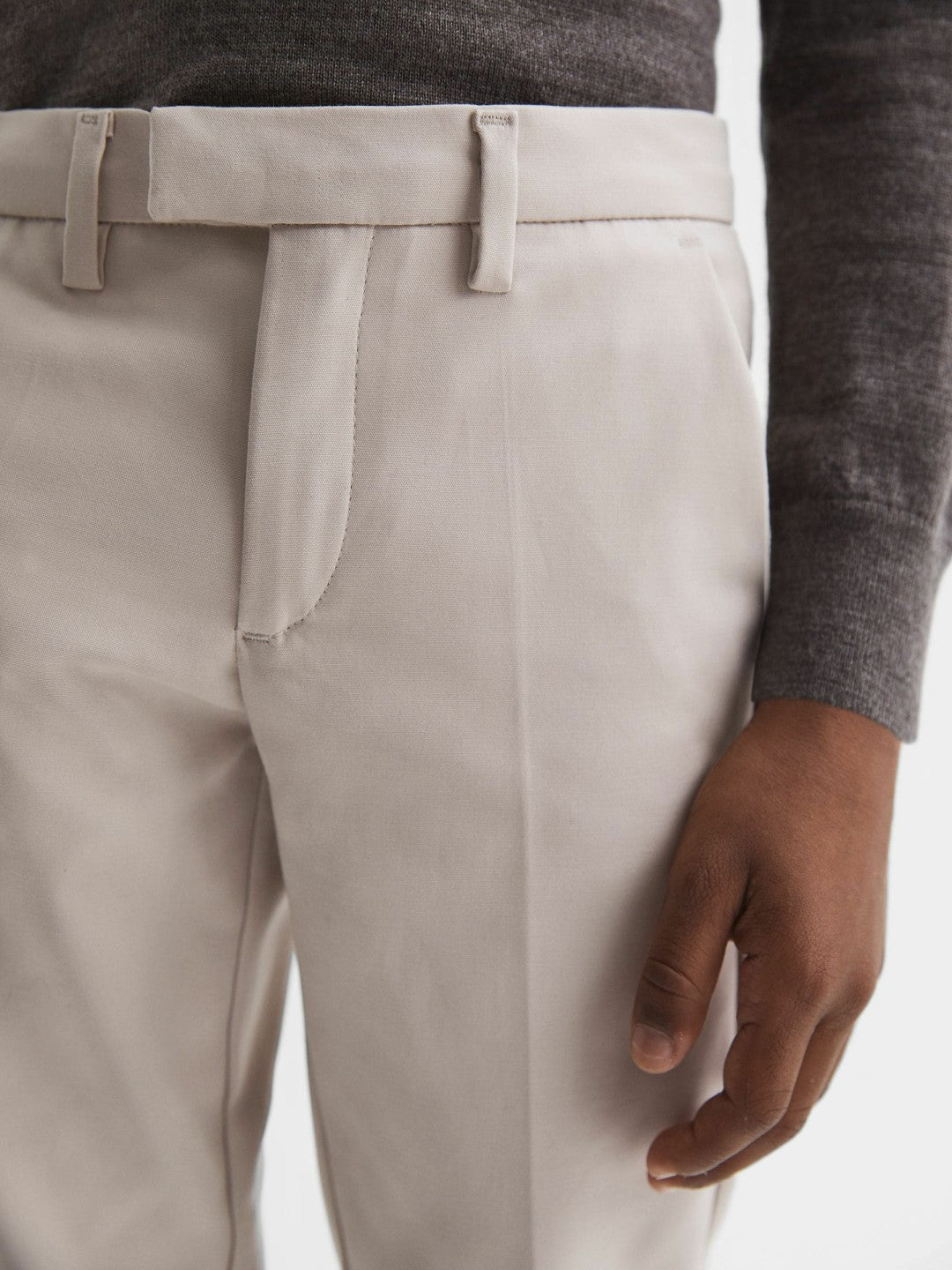 9-14 yrs Slim Fit Tapered Chinos Stone | Children
