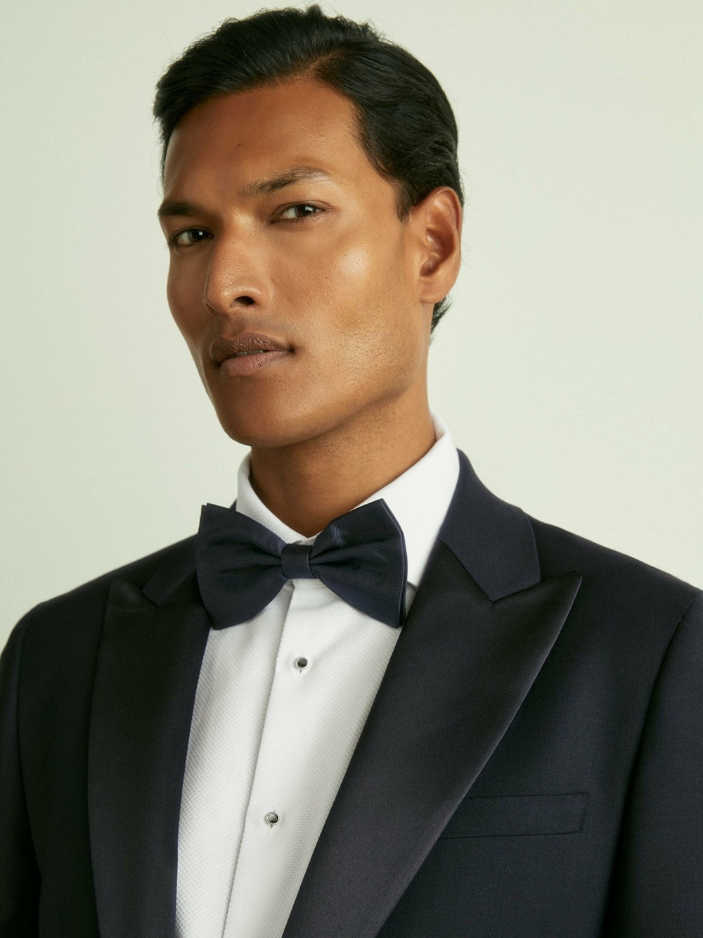 Grosgrain Silk Bow Tie Dark Navy | Mens