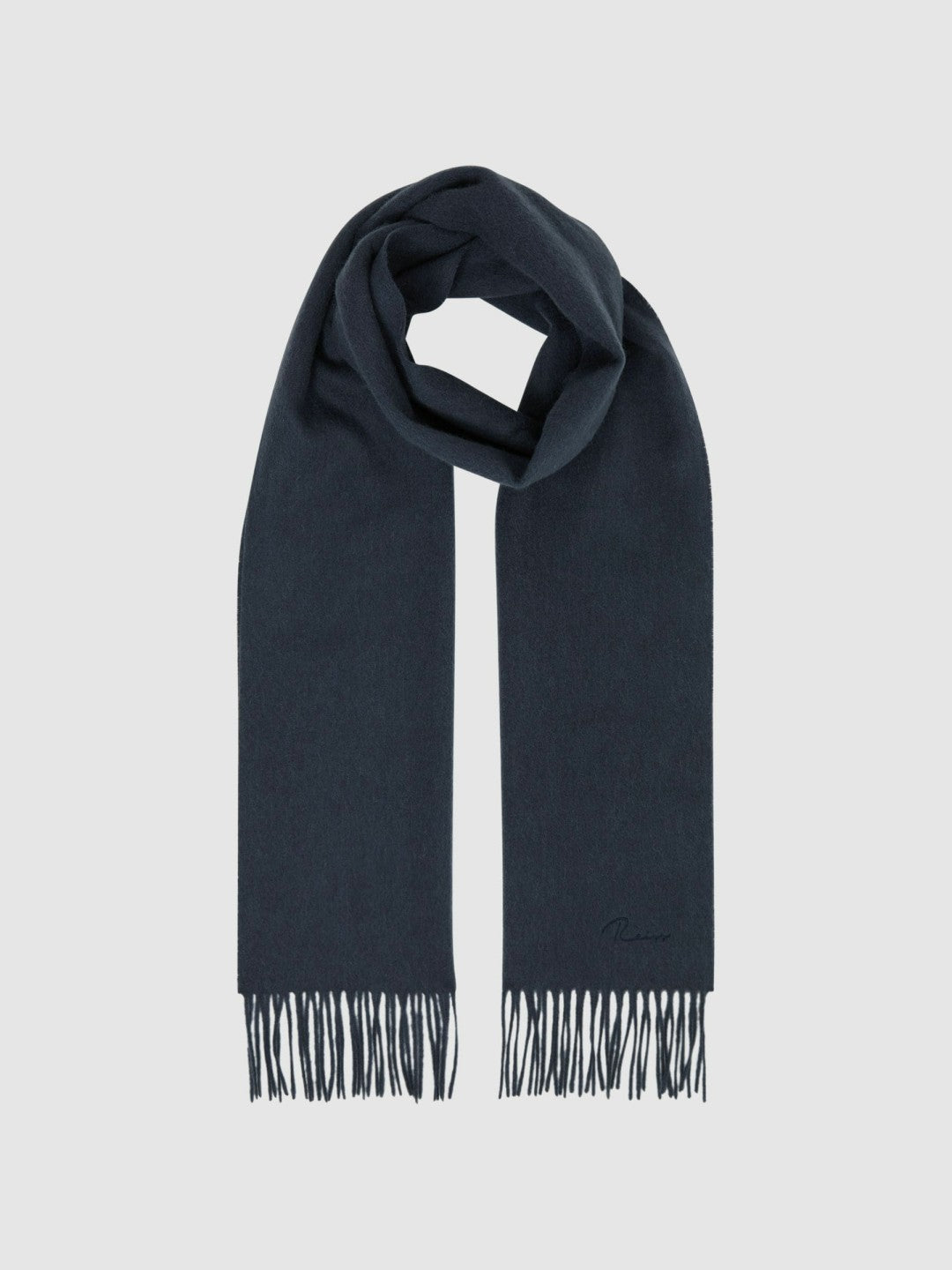 Wool and Cashmere Scarf Airforce Blue | Mens