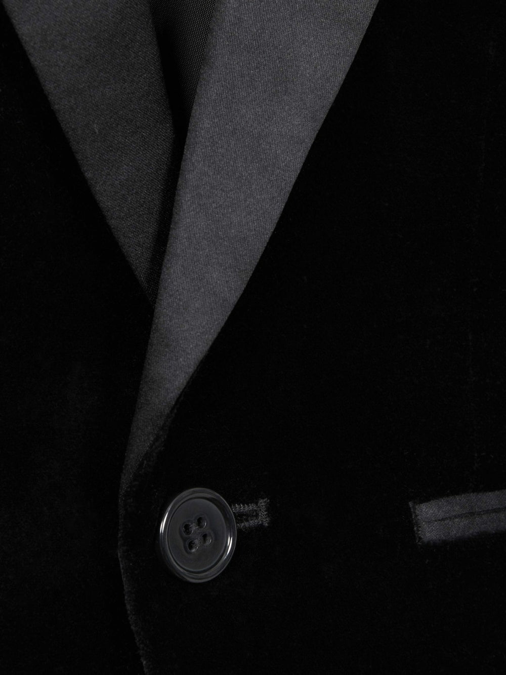 3-9 yrs Single Breasted Velvet Blazer Black | Children