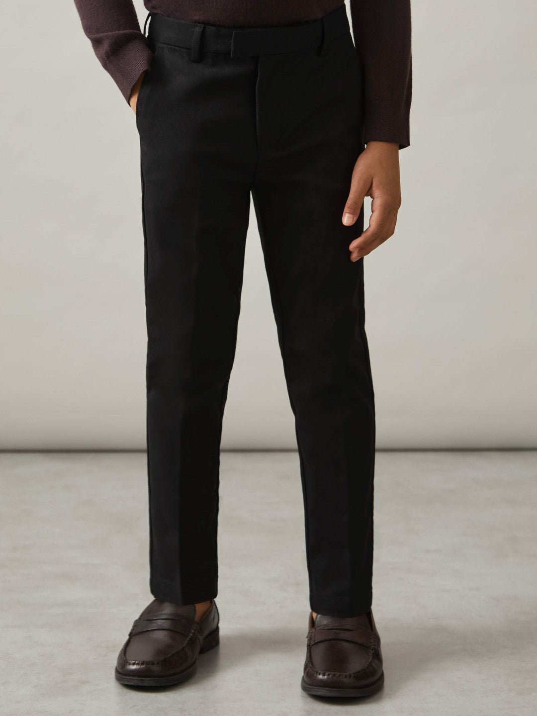 3-9 yrs Slim Fit Tapered Chinos Black | Children