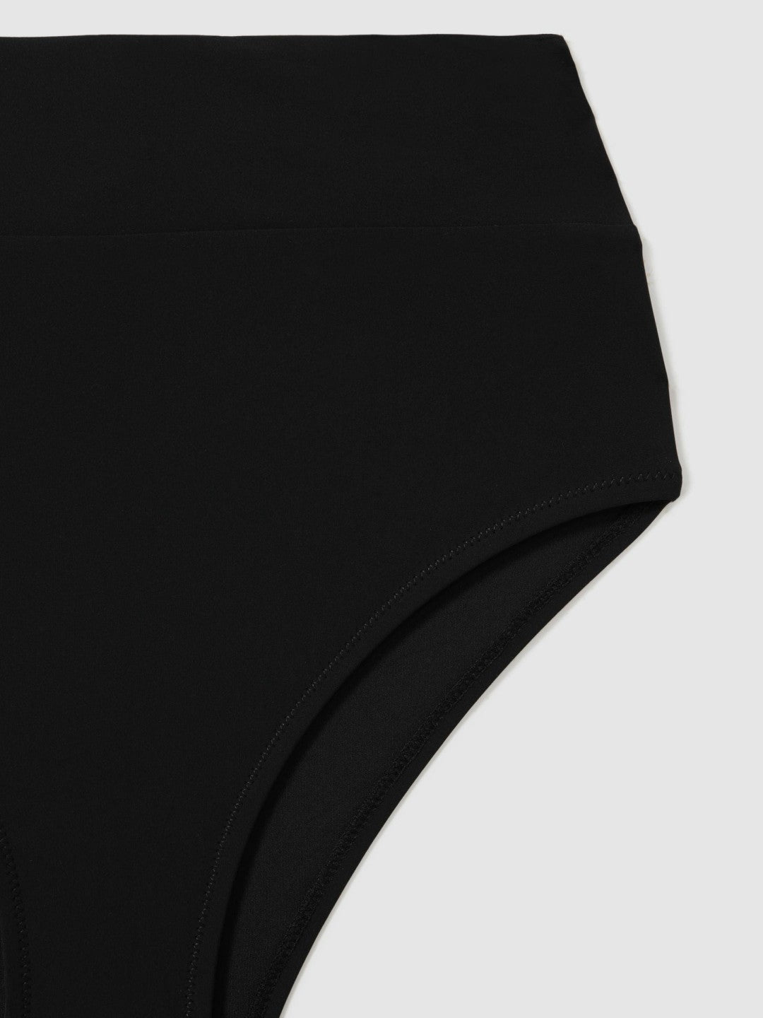 High Rise Bikini Bottoms Black | Womens