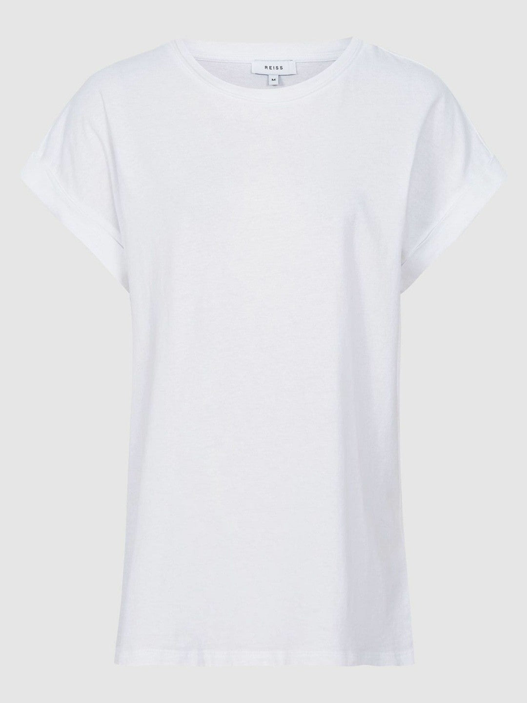Cotton-Jersey Crew Neck T-Shirt White | Womens