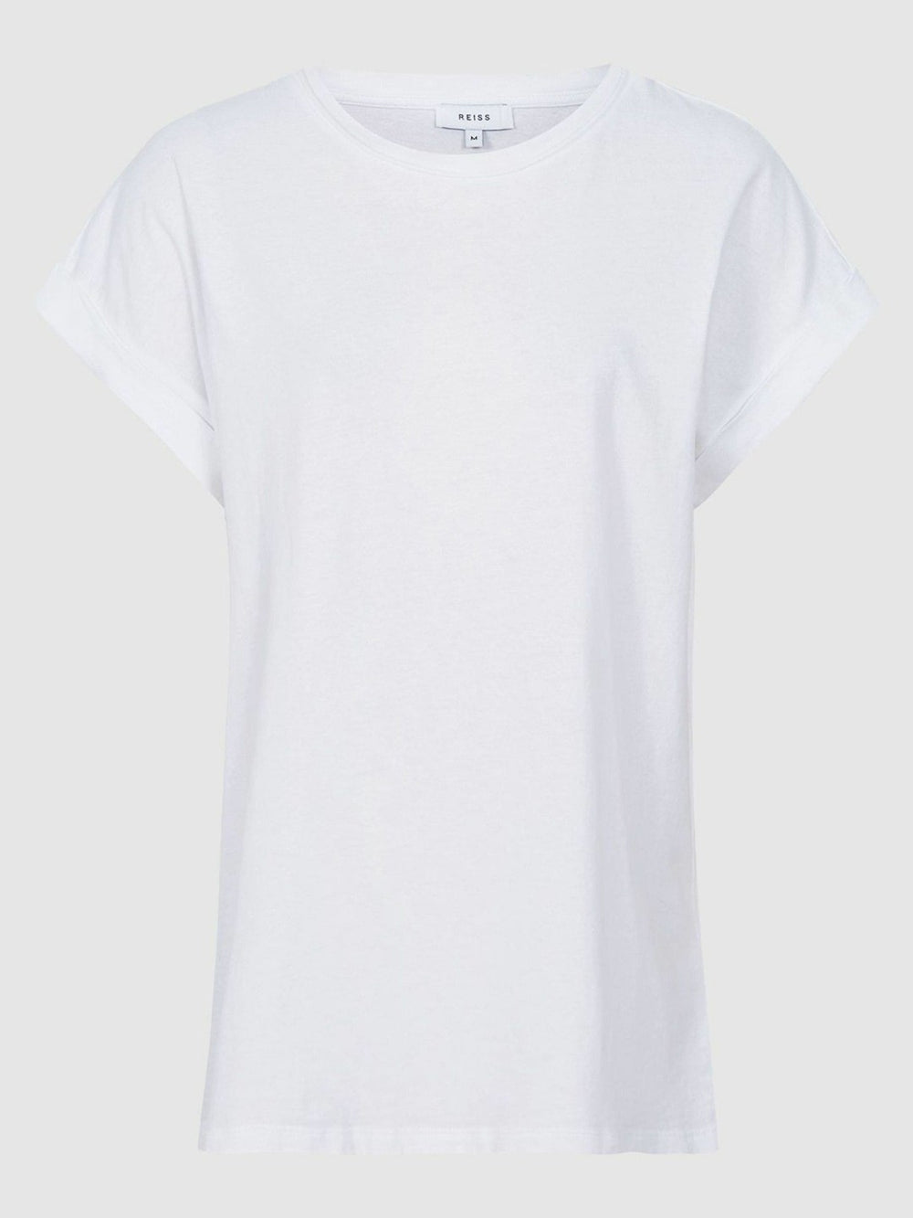 Cotton-Jersey Crew Neck T-Shirt White | Womens
