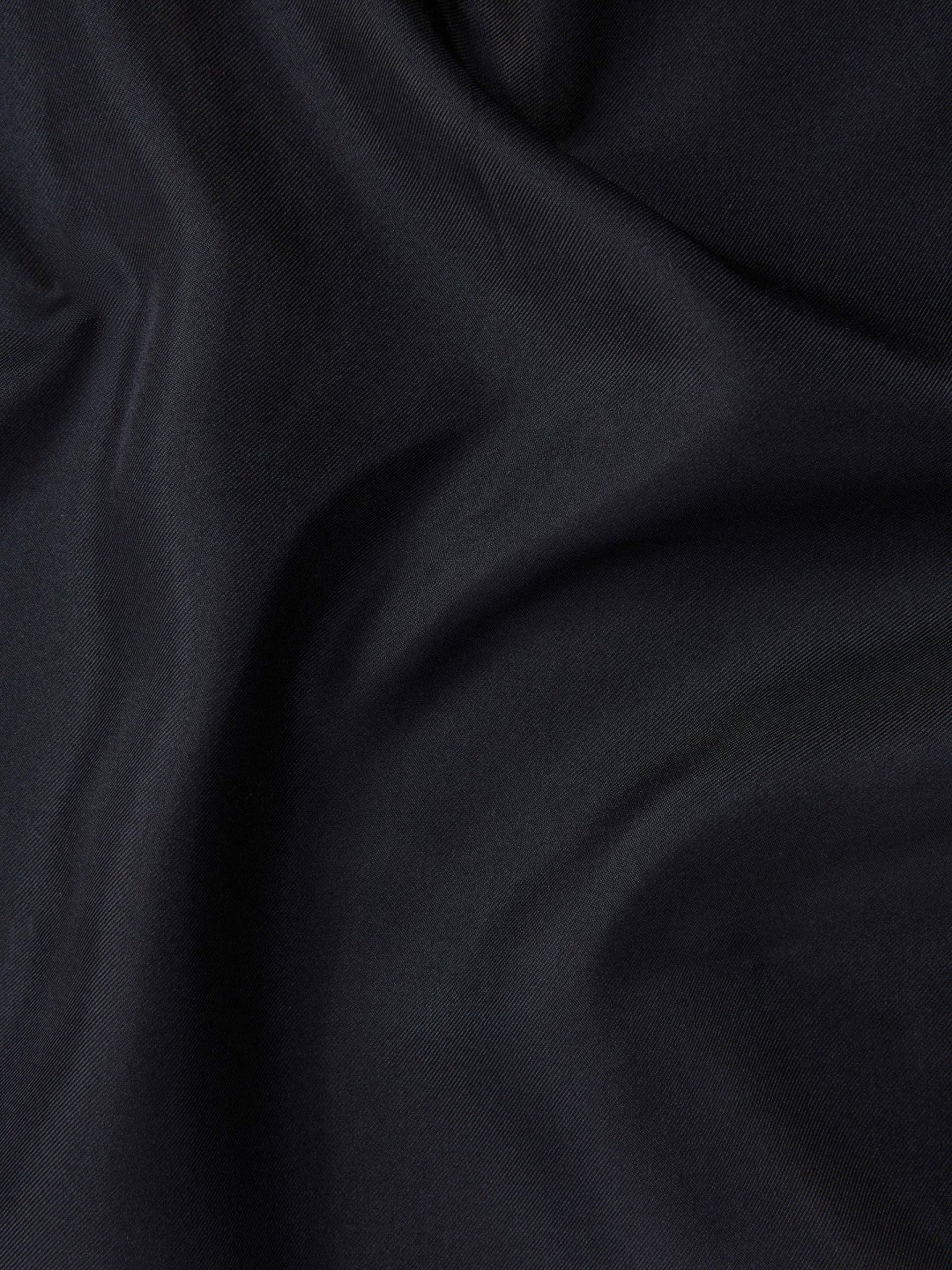 Plain Silk Pocket Square Navy | Mens