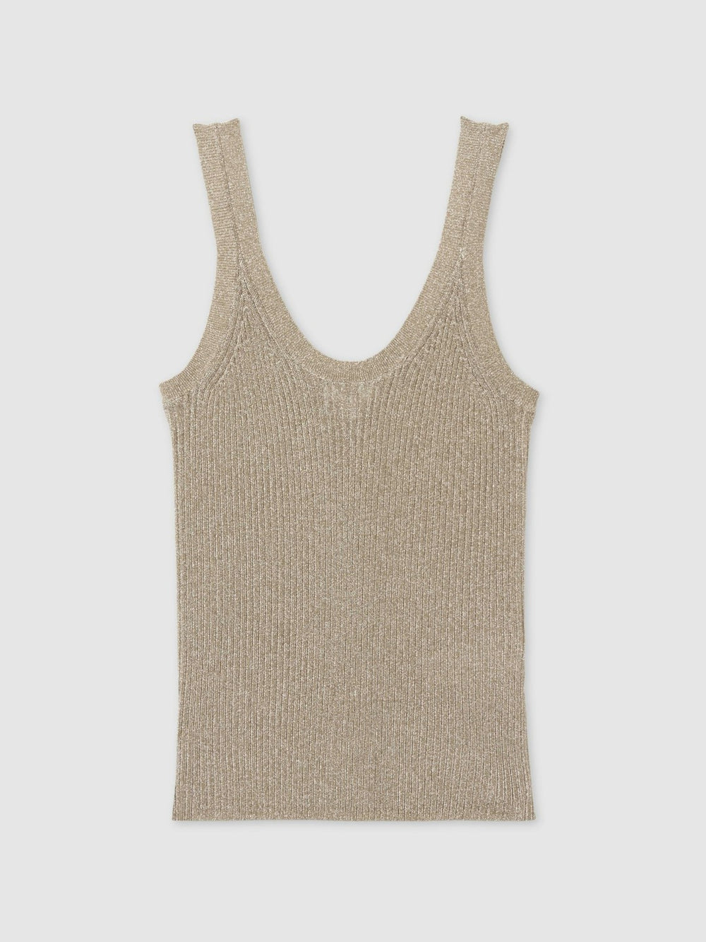 Metallic Vest Top Gold | Womens