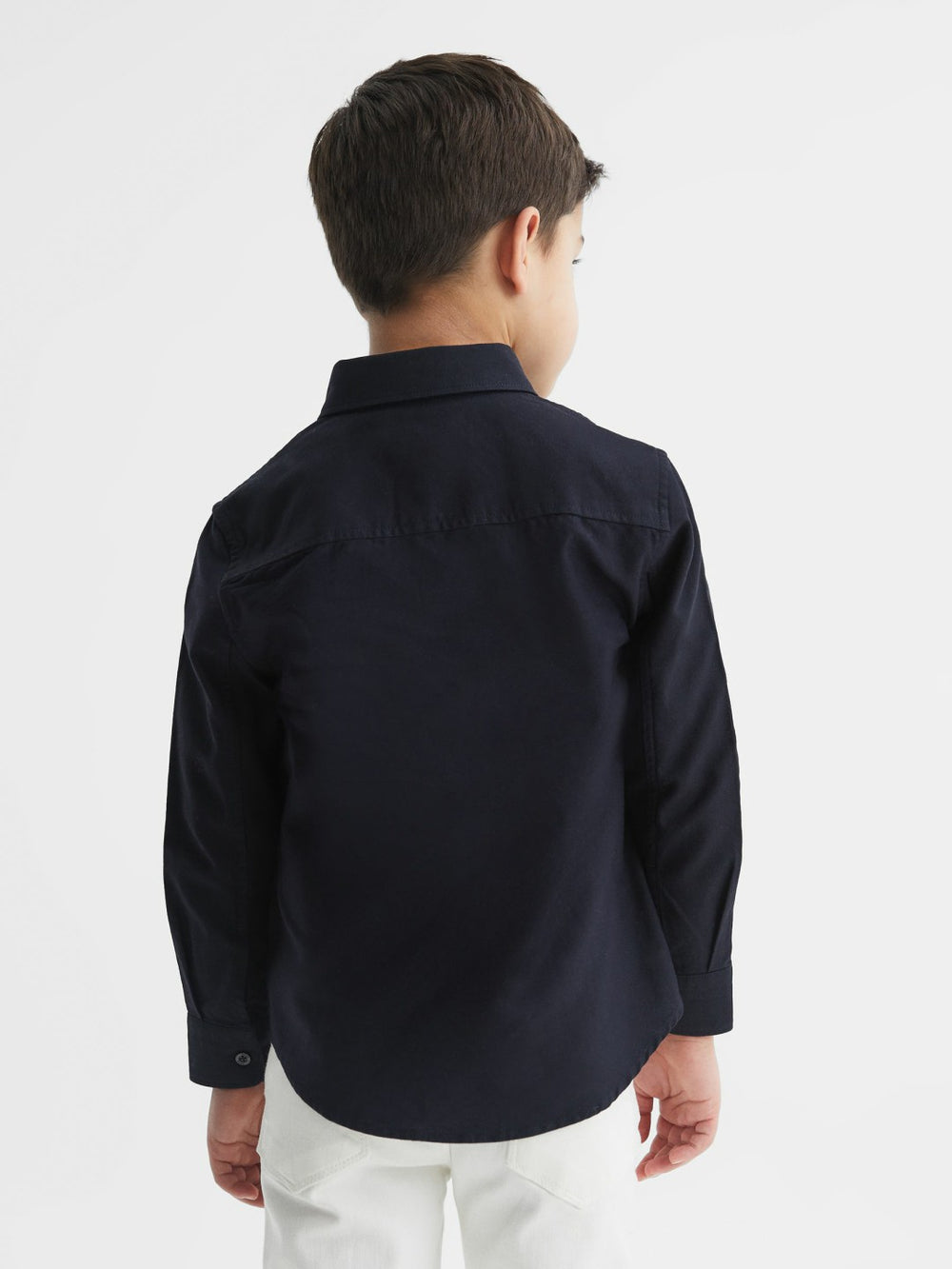 Junior Button Down Oxford Shirt Navy | Children