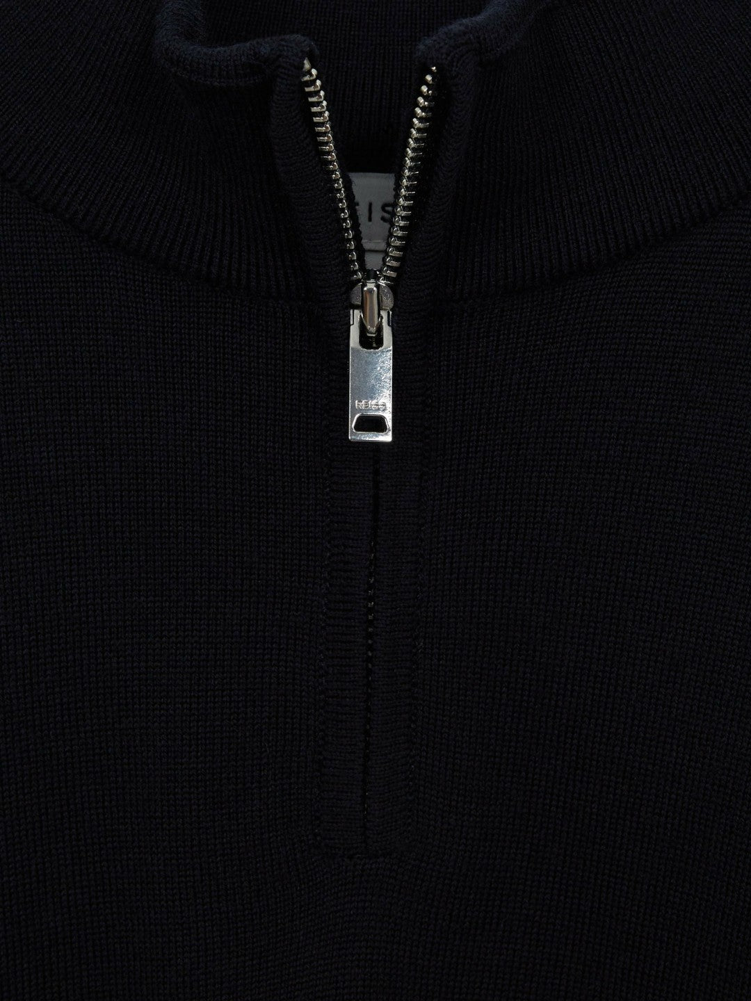 4-9 yrs Merino Wool Zip-Neck Jumper Navy | Children