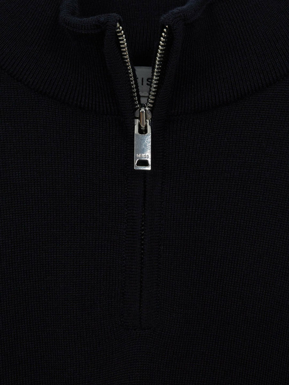 4-9 yrs Merino Wool Zip-Neck Jumper Navy | Children