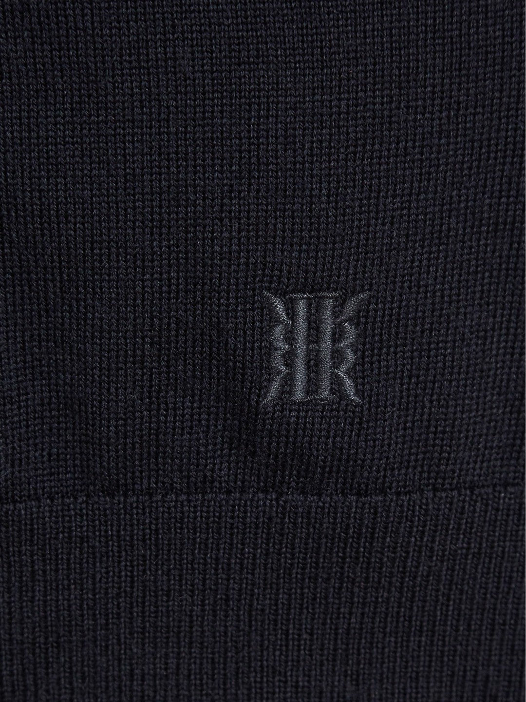 4-9 yrs Merino Wool Zip-Neck Jumper Navy | Children