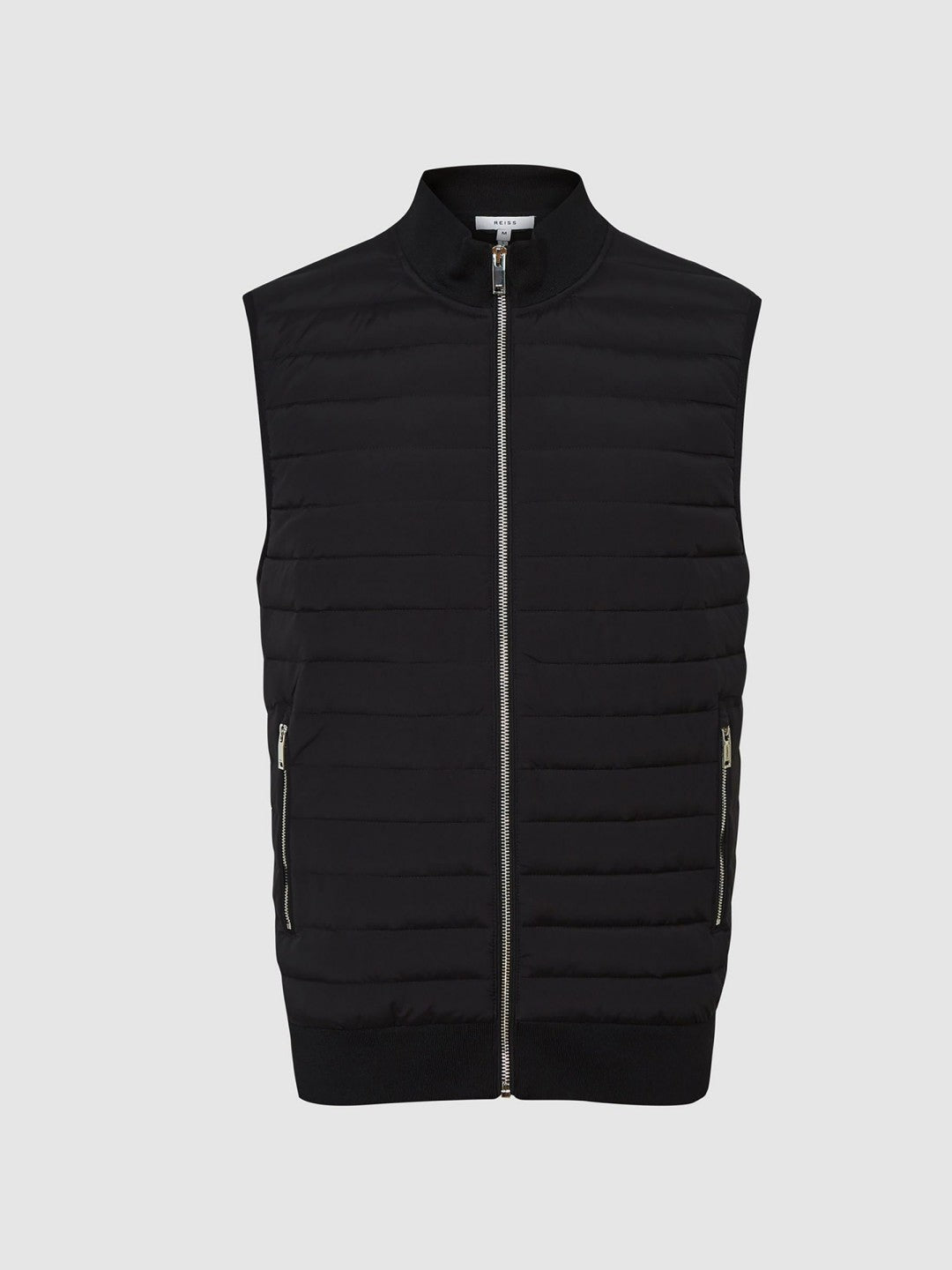 Hybrid Quilted Gilet Black | Mens