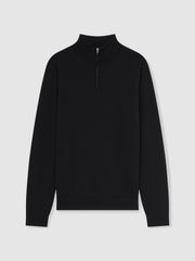 Merino Wool Half-Zip Jumper  | Mens