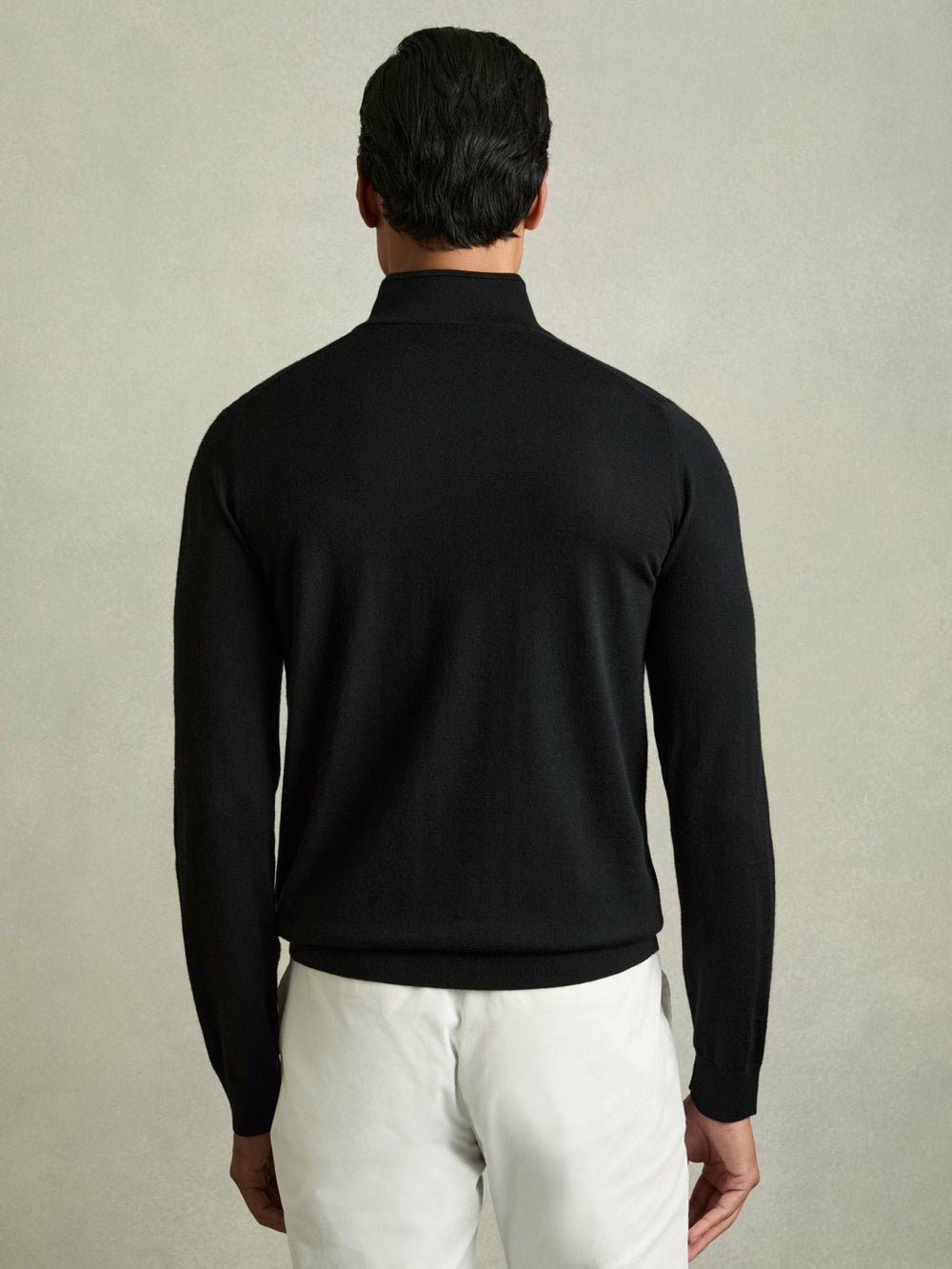 Merino Wool Half-Zip Jumper  | Mens