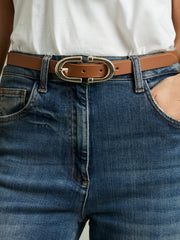 Horseshoe Belt Tan | Womens