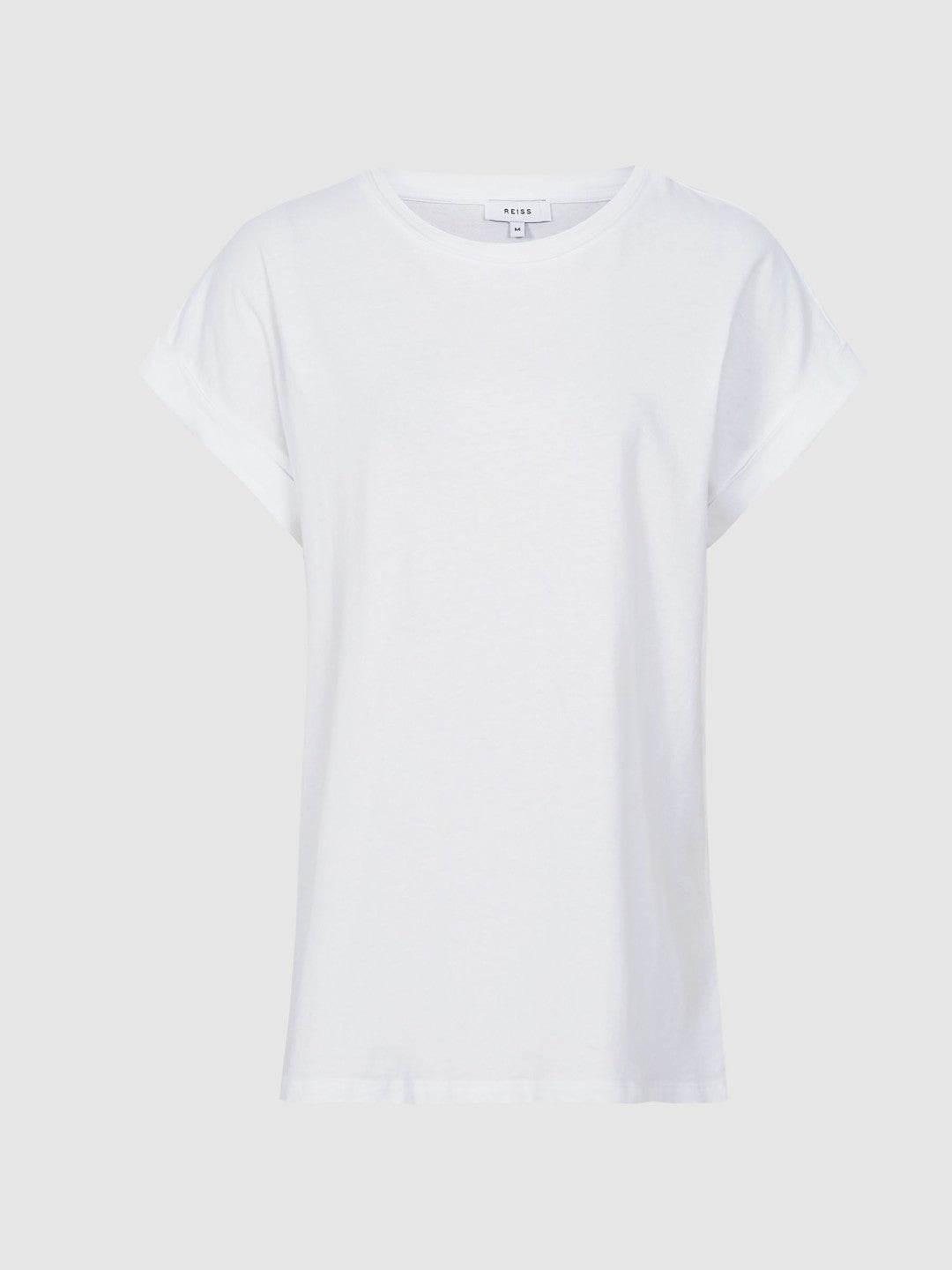 Cotton-Jersey Crew Neck T-Shirt White | Womens