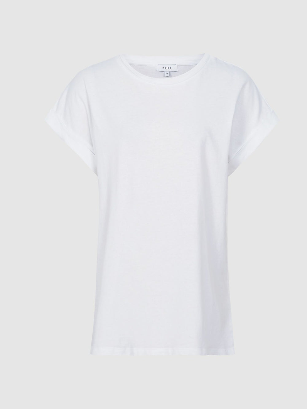 Cotton-Jersey Crew Neck T-Shirt White | Womens