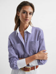 Leather Square Buckle Belt Tan | Womens