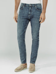 Skinny-Fit Jeans Washed Indigo Grey Cast | Mens