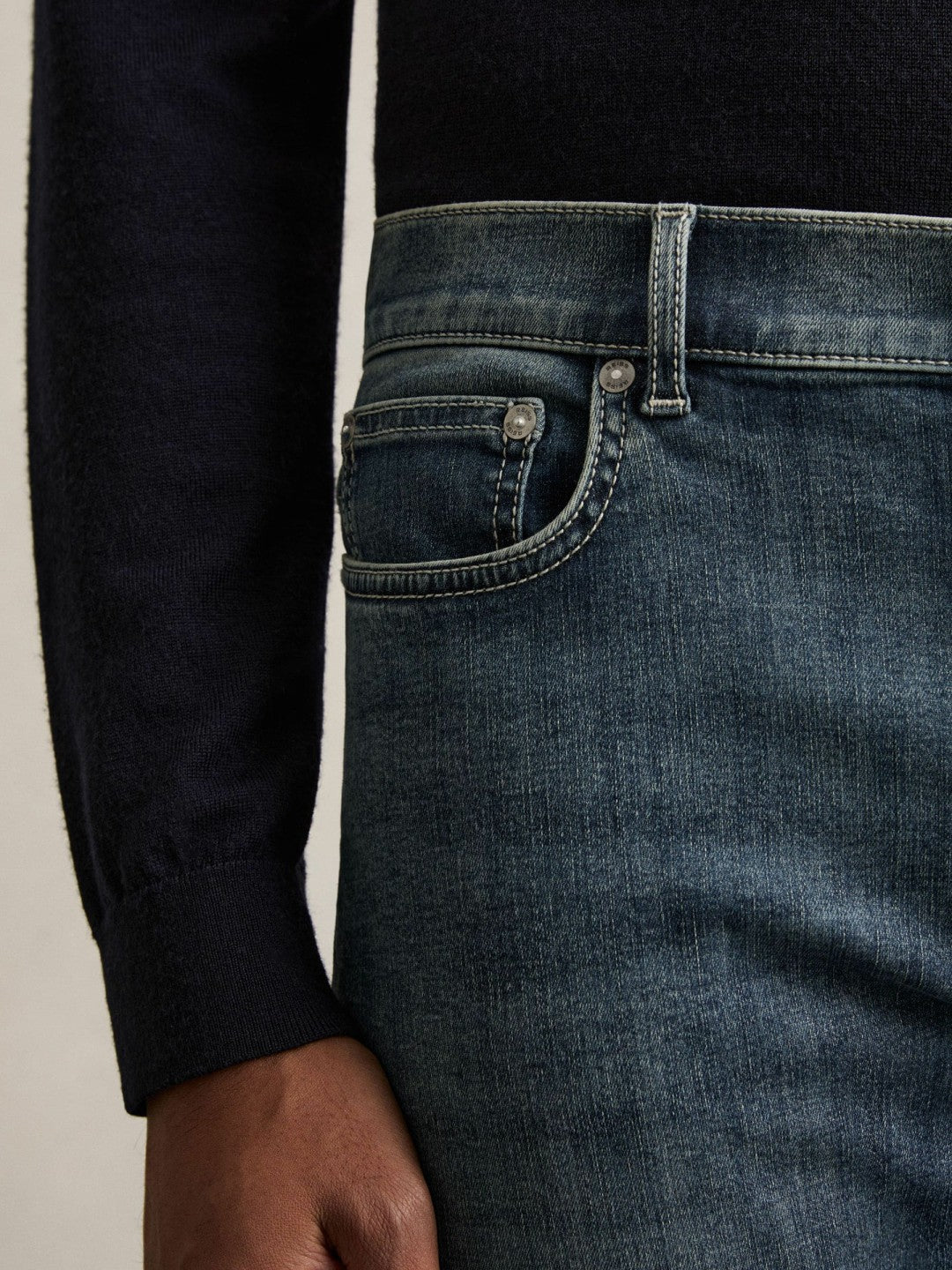 Skinny-Fit Jeans Washed Indigo Grey Cast | Mens