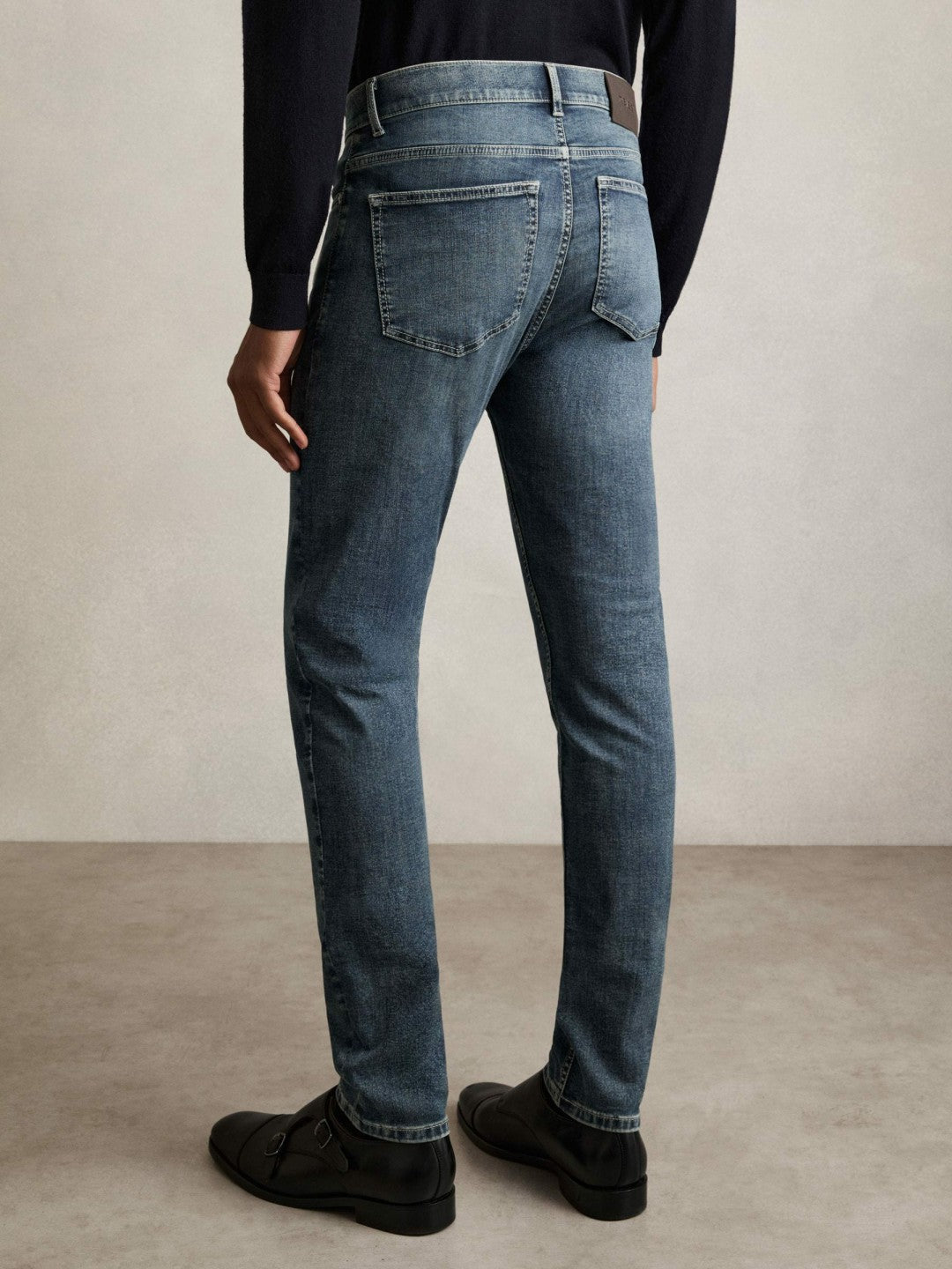 Skinny-Fit Jeans Washed Indigo Grey Cast | Mens